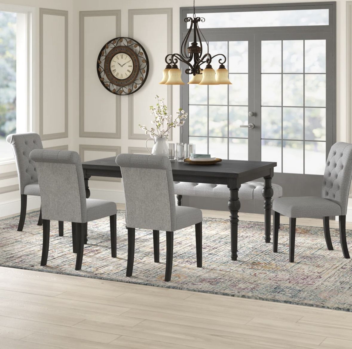 Brookwood 6 - Person Solid Wood Dining Set