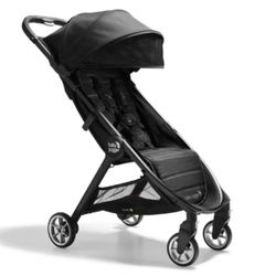 Baby Jogger City Tour 2 Ultra Compact Single Stroller - Jet: Folds for Easy Transport, Rubber Tires, 45 lb Capacity