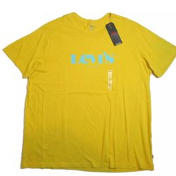 Levis Graphic T-Shirt Mens XXL Yellow New.... CHECK OUT MY PAGE FOR MORE ITEMS