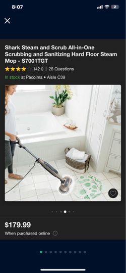 Shark Steam and Scrub Hard Floor Mop S7001TGT