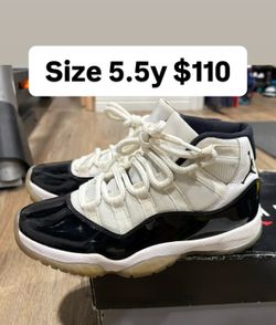 Jordan retro 11s size 5.5y