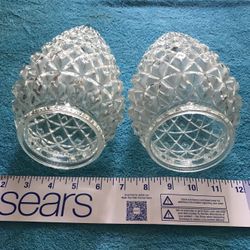 Vintage Lamp Glass