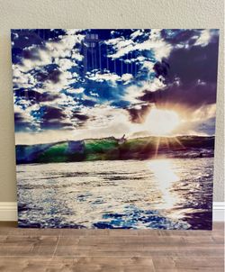 Sunset surf photo