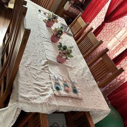 Comedor Sólido De Pura Madera