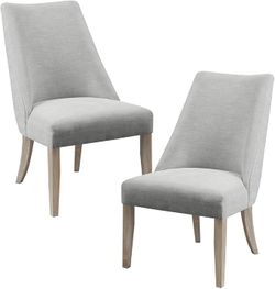 MT108-0154 23 X 27 X 37.5 in. Winfield Upholstered Dining Chair, Ivory - Set of 2
