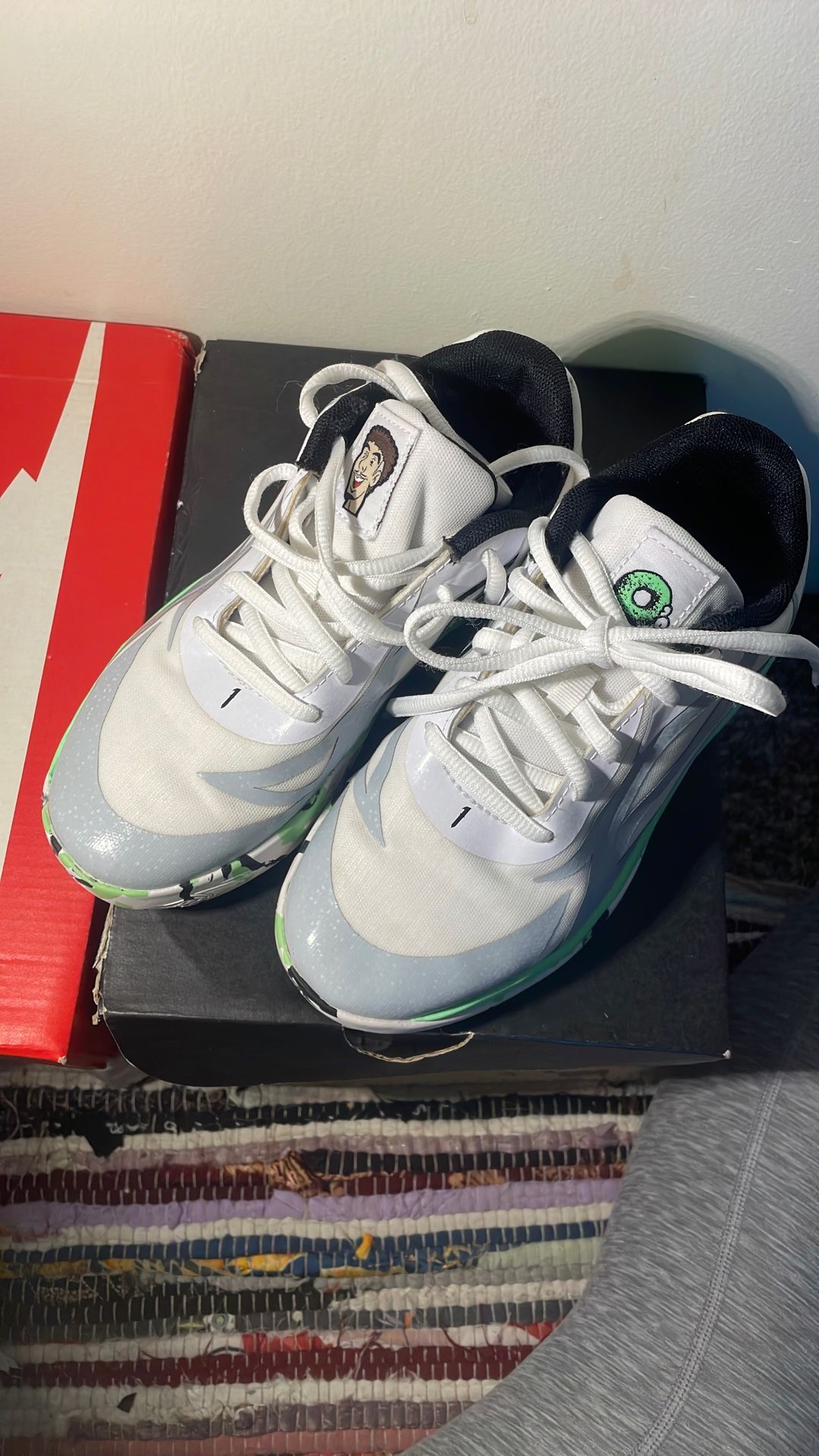 Kids Puma LaMello Ball Shoes Size 1