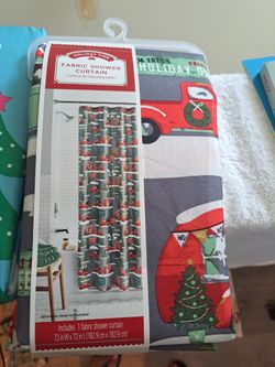 Shower Curtain- Christmas Decoration