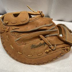 Used In Very Good Condition, MacGREGOR BBFBPROX FULL GRAIN LEATHER  FIRST BASEMANS GLOVE
