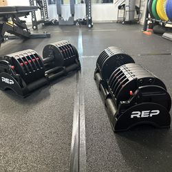 Rep QuickDraw Adjustable Dumbbell 