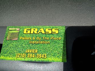 Grass sale