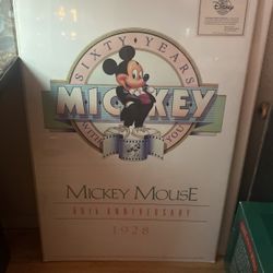 Vintage Micky Mouse Póster