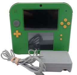 Nintendo 2DS Green and Yellow Edition with Charger