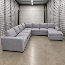 Sectional Couch | Modern Gray Sofa | Delivery Available