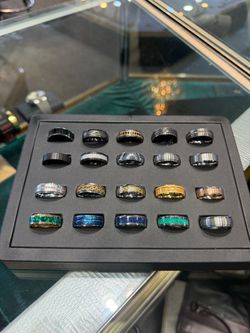 Tungsten Rings Sizes 9-11