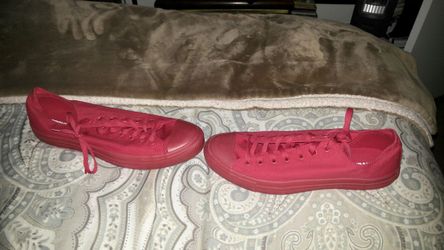 All red chucks