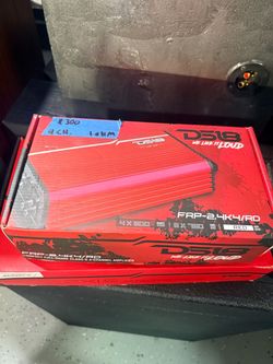 Ds18 600x4 rms @1 ohm each channel