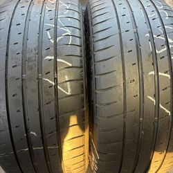 235/45/17 Dunlop Pair 100$ Installed And Balanced 