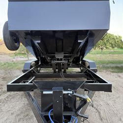 New HEAVY DUTY 14ft Long SCISSOR LIFT Hydraulic Dump Trailer fully Loaded 💠