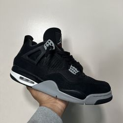 Jordan 4 Black Canvas