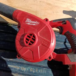 Milwaukee Compact Blower Hammer Drill Battery And Charger 