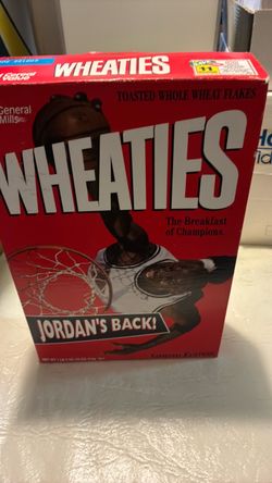 Wheaties Jordan's Back Limited Edition Box