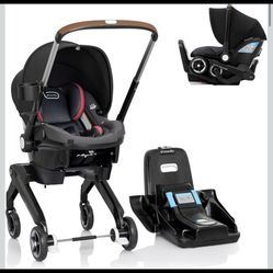 Evenflo Shyft DualRide Infant Car Seat and Stroller Combo with Carryall Storage (Sylva Pink) $220!!!