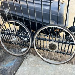Vintage Bike Wheelset 27”