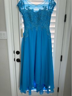 Blue dress