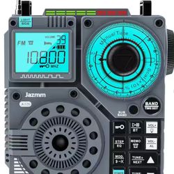 Portable Shortwave Radio with 5W Bass Sound