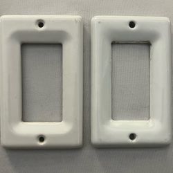 Vintage Single Decorator GFI Rocker Switch Plate Cover (2-Pack)