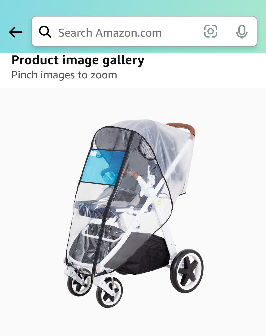 New Water and windproof stroller cover