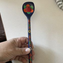 Beautiful Vintage Hand Painted Spoon 🥄 