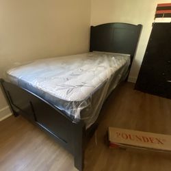 Twin size bed ( mattress & box spring included)