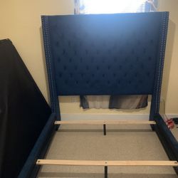 Suede Bed frame 