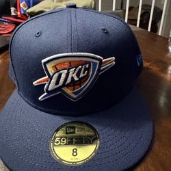 New Era NBA Oklahoma City Thunder Size 8 Fitted 59 Fifty Hat. More Hats on profile.
