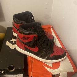 Jordan One Patent Leather Size 7 And Nike Vision 7.5