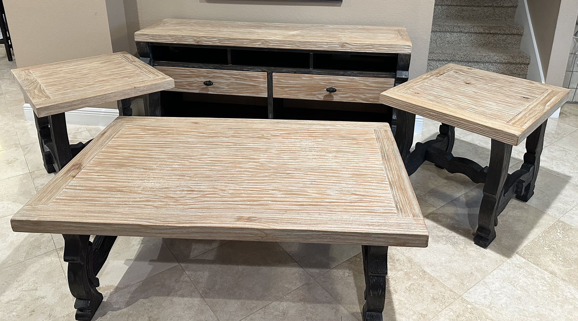 Solid Wood Table Set