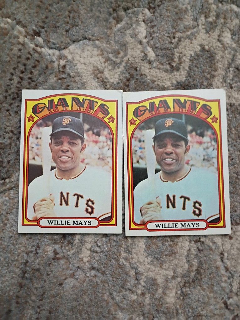 Vintage Baseball Cards: Willie Mays