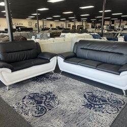 Leather Sofa & Loveseat. 🚚WE DELIVER🚚