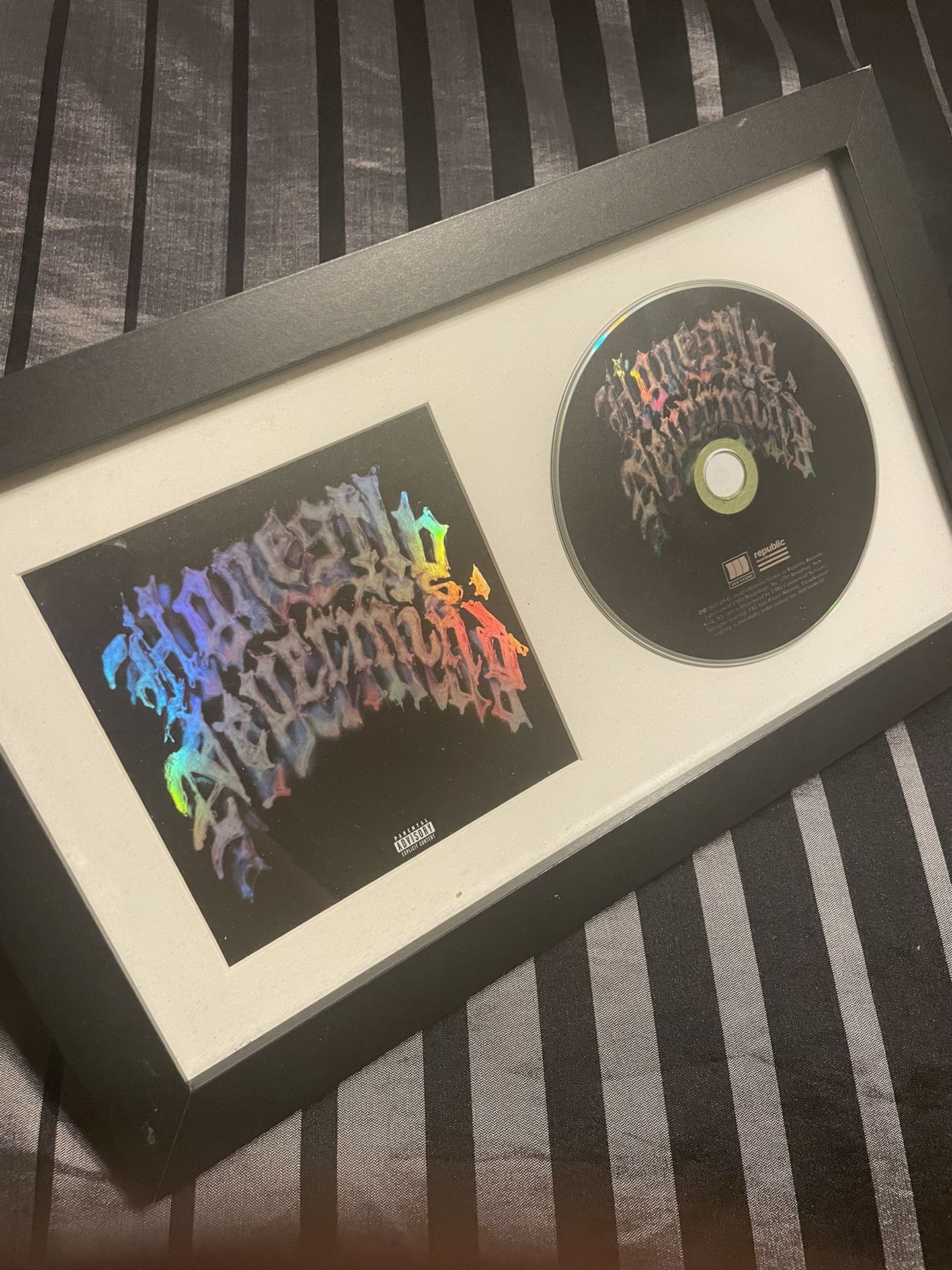Drake Honestly Never Mind Album Framed
