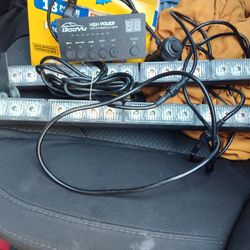 Security Lights Orange And White 