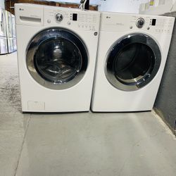 LG washer and dryer, a receipt for a 90-day warranty