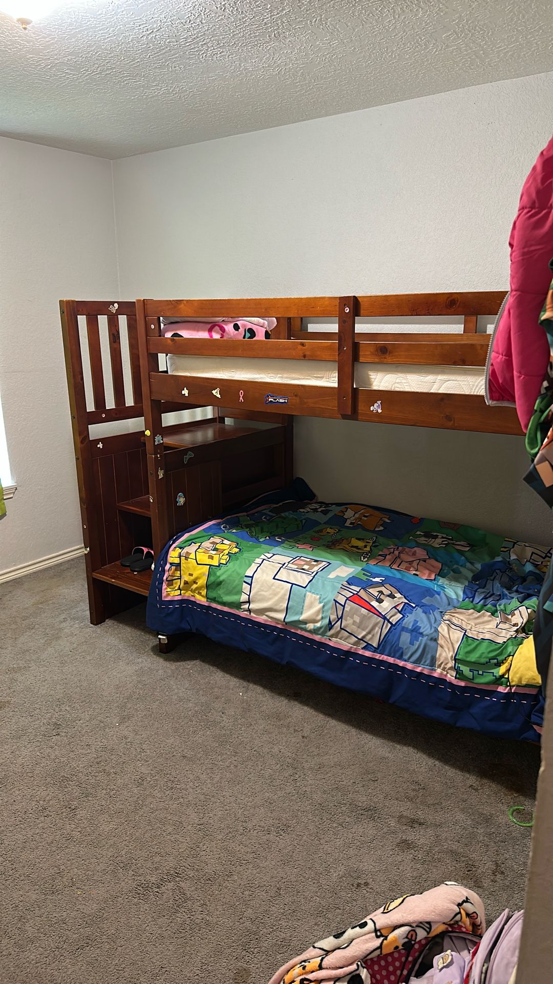 Twin Bunk Bed With Chest
