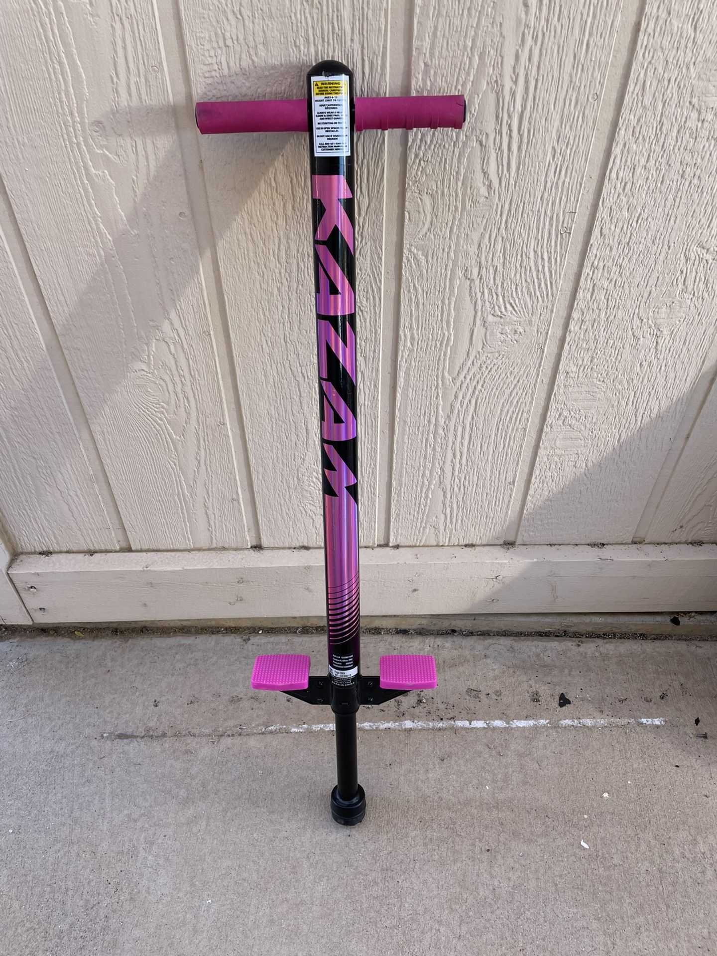 Pink And Black Pogo Stick By Kazam