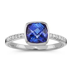 Tanzanite & Diamond Ring