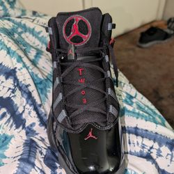 Black And Red Jordan 6 Rings