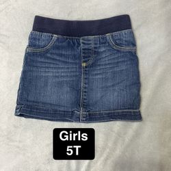 Girls 5T Old Navy Denim Skirt 