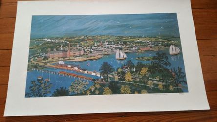 SIGNED MAXWELL MAYS PRINTS LIMITED EDITION 959/1000