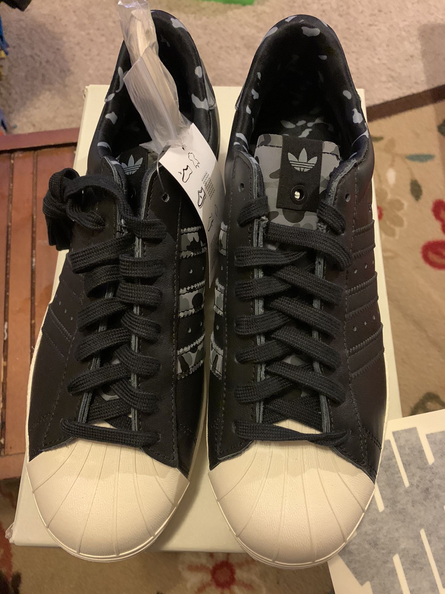 UNDFTD Originals Superstar Bape Adidas Size 10 80s DS