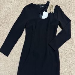 Zara Mini Dress Gold Chain Shoulder